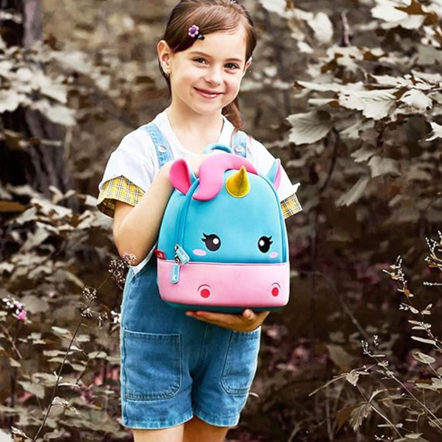 Nohoo WOW Toddler Kids Backpack Cute Unicorn Schoolbag Waterproof, Backpack for Baby Boy and Girl Age 1 to 6 Waterproof Backpack (Unicorn, 7 L)