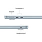 Apple 2026 MacBook Air 13-inch Laptop with M5 chip: AI and Apple Intelligence, 13.6-inch Liquid Retina Display, 16GB Unified Memory, 512GB SSD Storage, 12MP Center Stage Camera; ;English