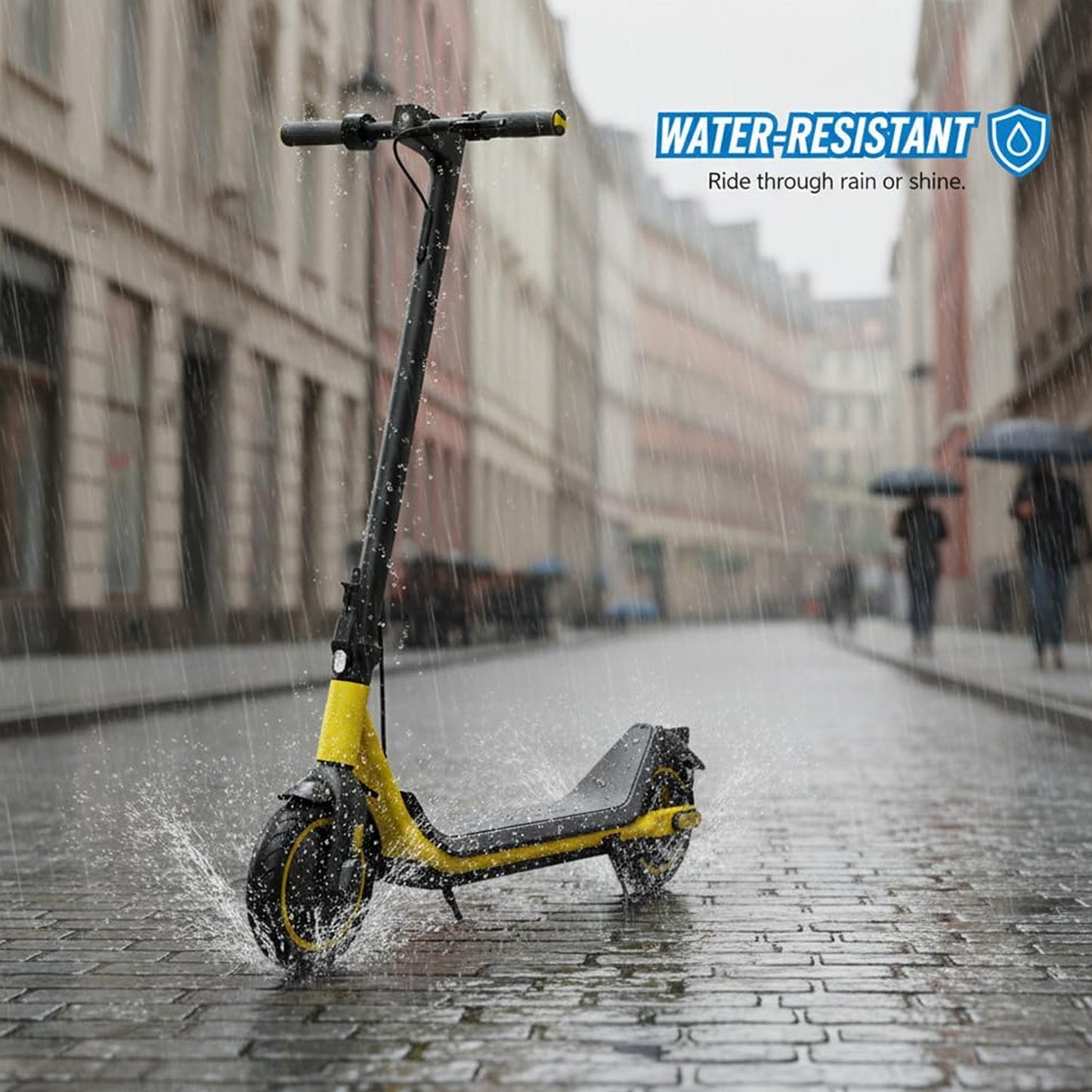SWITCH Electric Scooter ES-C120 for Adult with 350W Motor, Long Range Battery E-scooter, LED Display
