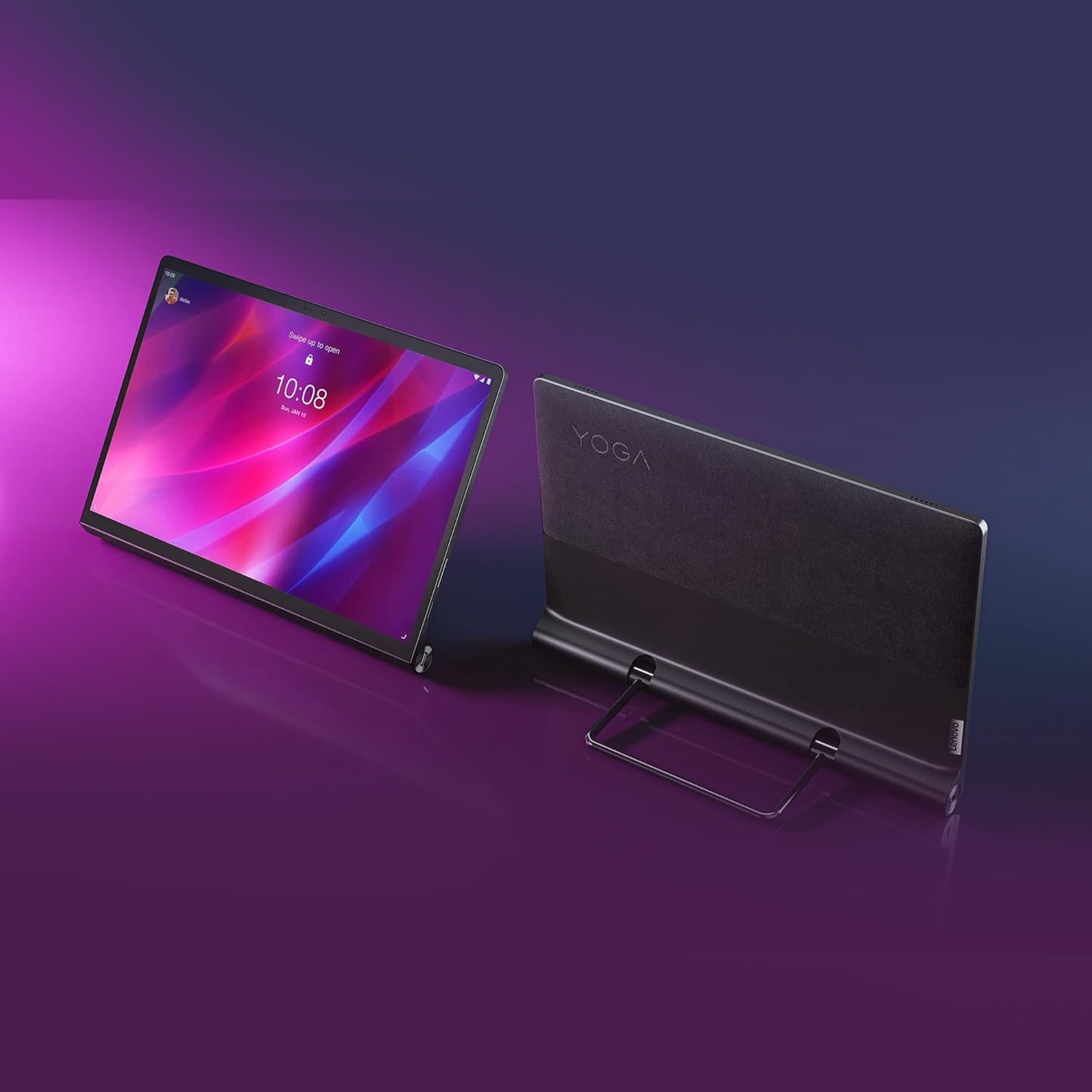 Lenovo Yoga Tab 13 / 13 Inch 2K Tablet (Qualcomm Snapdragon 870, Octa-Core 3.2GHz, 8GB RAM, 128GB SSD, 10-Point Multi-Touch, Android 11) - Shadow Black