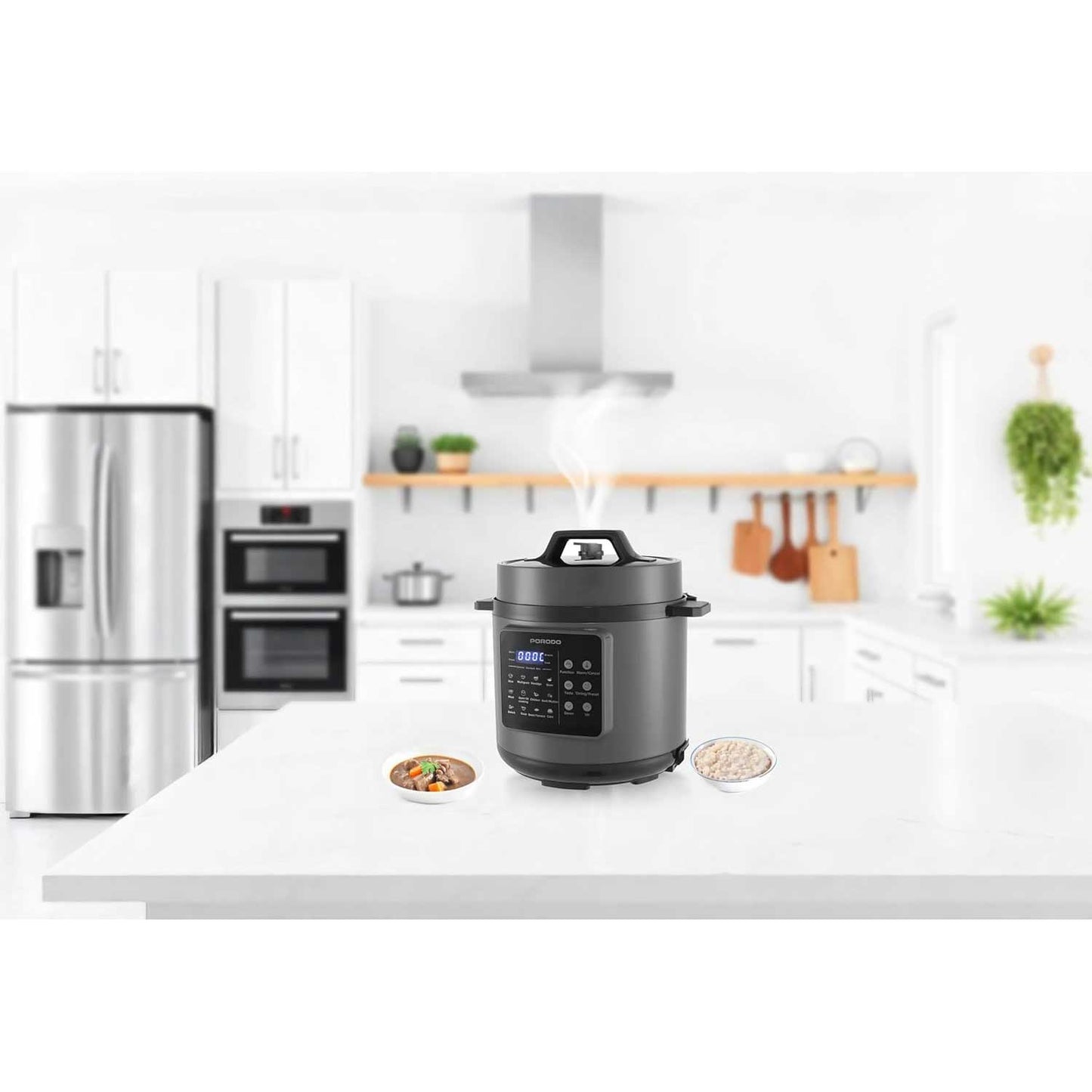 Porodo Lifestyle 1300W Electric Pressure Cooker 6L - Black